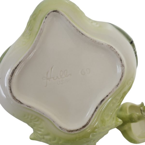 Vintage Hull Pottery Duck Planter & Dishes 3 Pc. Set – Mid-Century Green Drip Glaze – Marked Hull USA 69