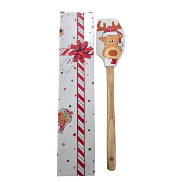 Temptations by Tara Winter Whimsy Reindeer Silicone Spatula
