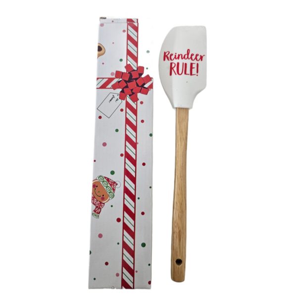 Temptations by Tara Winter Whimsy Reindeer Silicone Spatula