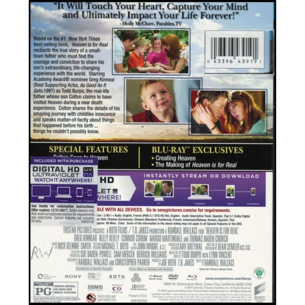 Heaven Is for Real (Blu-Ray)