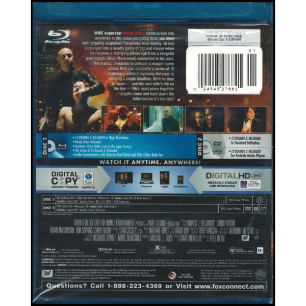 12 Rounds Reloaded 2 (Blu-Ray)