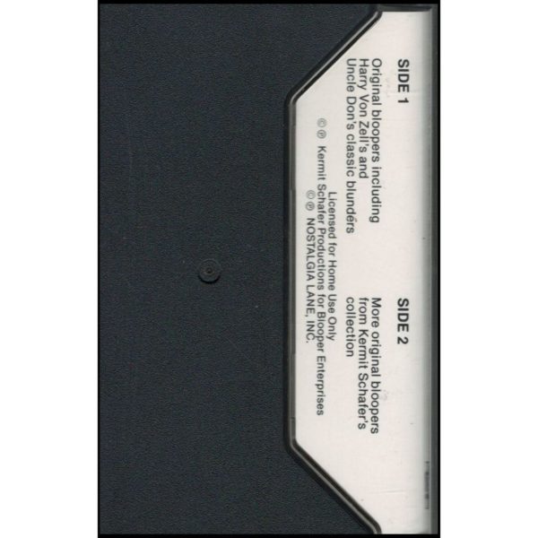 Bloopers: The Complete, Original, Unedited Broadcasts from Radio's Golden Age (Music - Cassette)