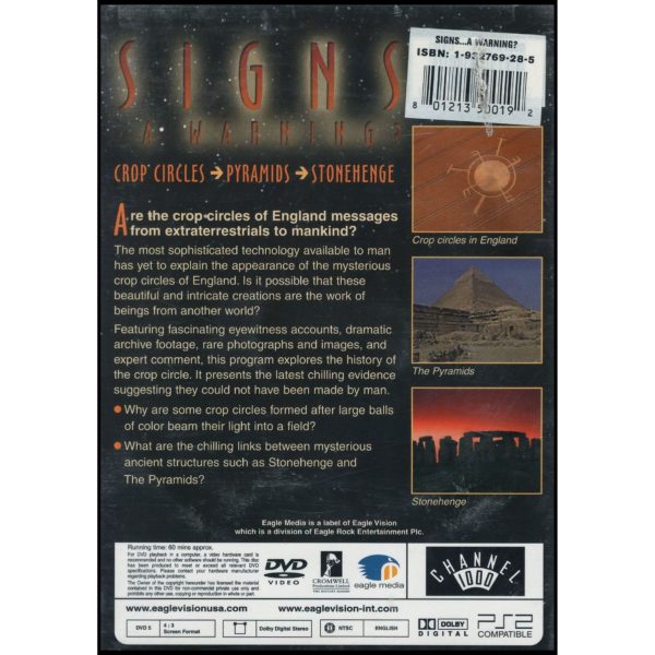 Signs: A Warning? - The Real Story Behind Crop Circles (DVD)
