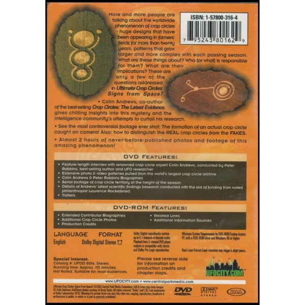 Ultimate Crop Circles: Signs From Space? (DVD)