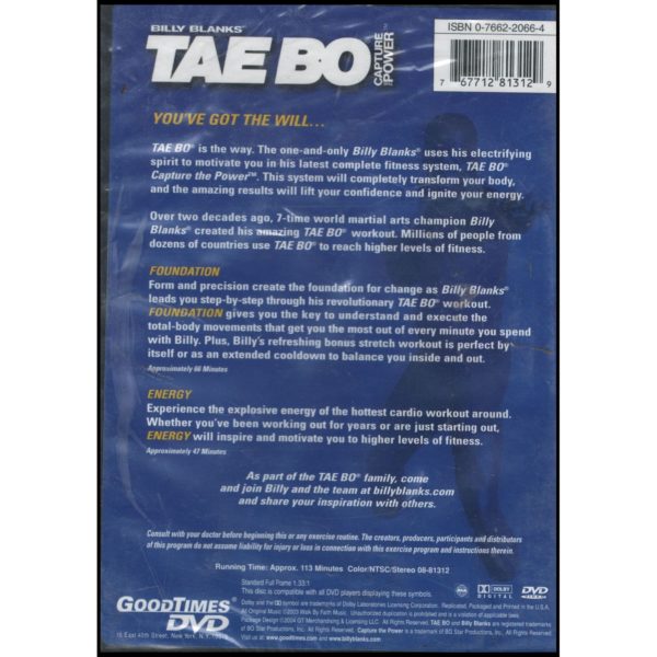 Billy Blanks - Tae Bo: Foundation / Energy (DVD)