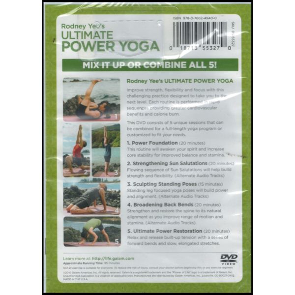 Rodney Yee's Ultimate Power Yoga (DVD)