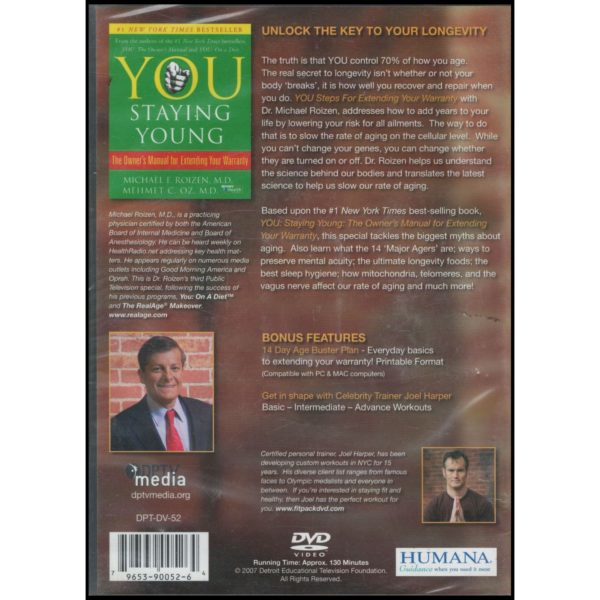 You - Steps for Extending Your Warranty with Dr. Michael Roizen (DVD)