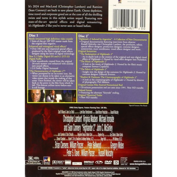 Highlander 2 (DVD)