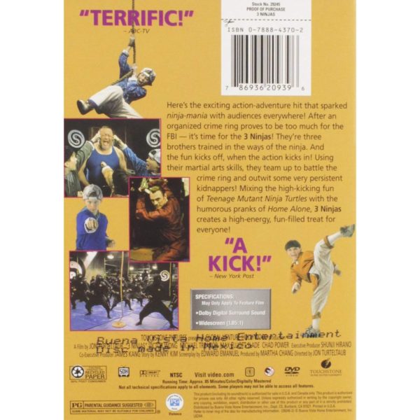 3 NINJAS (DVD)