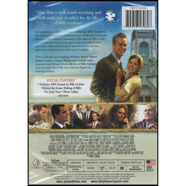 Billy: The Early Years Of Billy Graham (DVD)