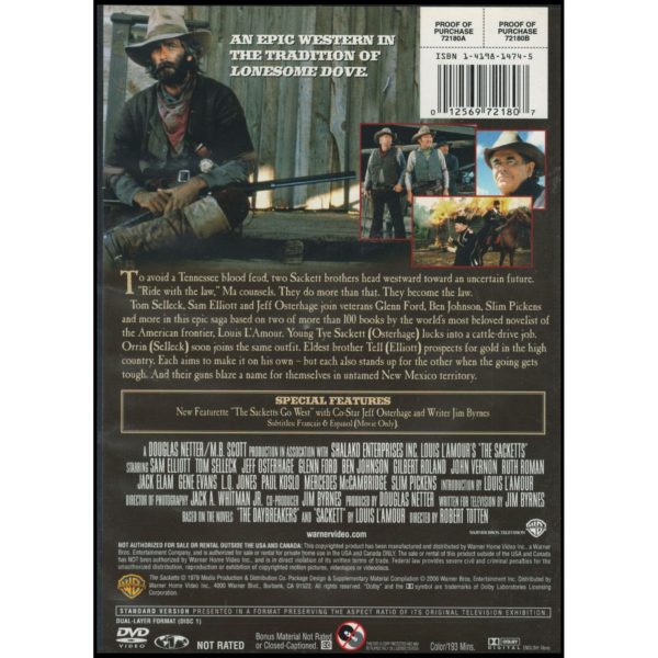 Louis L'Amour's The Sacketts (DVD)