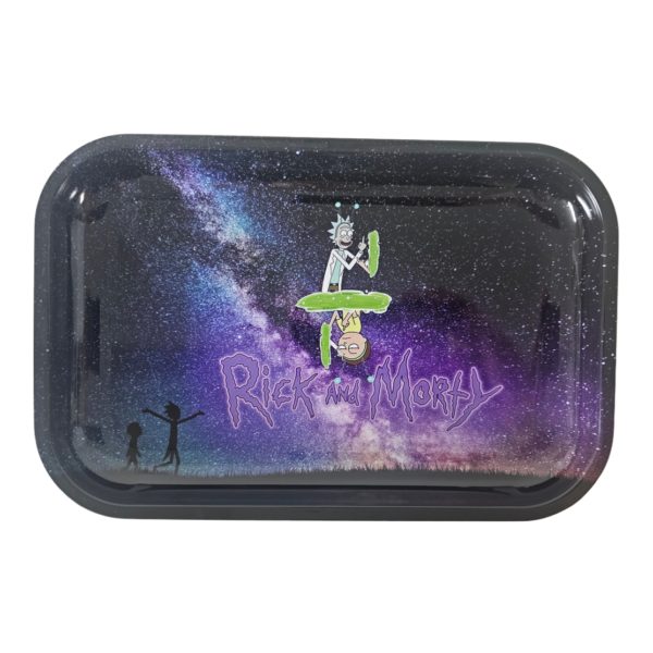 Rick And Morty Rolling Tray - Into The Space - 11 x 7 Inch