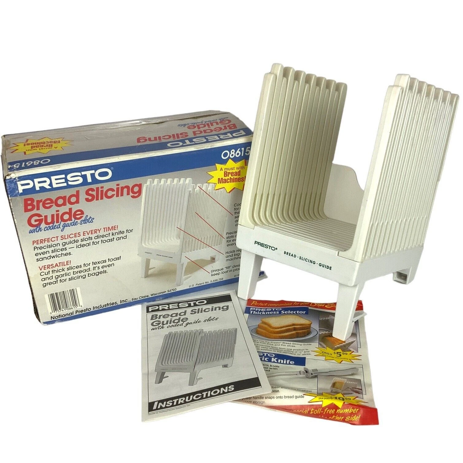 Presto Bread Slicing Guide
