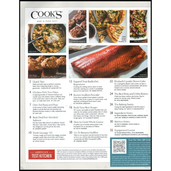Cook's Illustrated: May & June 2021 - Number 170 (Back Issue) (Paperback)
