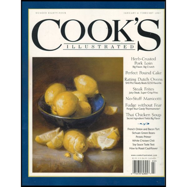Cook's Illustrated: January & February 2007 - Number 48 (Back Issue) (Paperback)