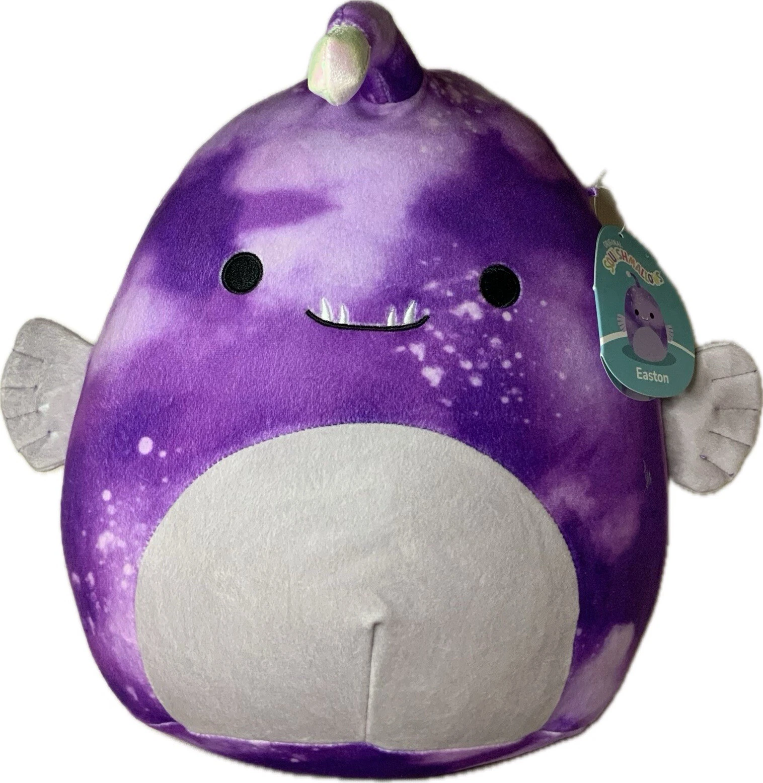 Squishmallows Official Kellytoy 11 Inch Soft Plush Squishy Toy Animals (Easton The Anglerfish)