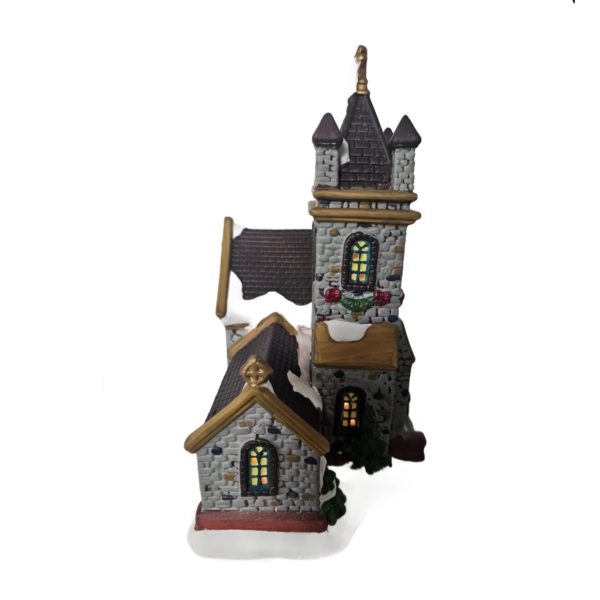 Lemax 2002 Carole Towne "All Saints Cathedral" Porcelain Lighted House