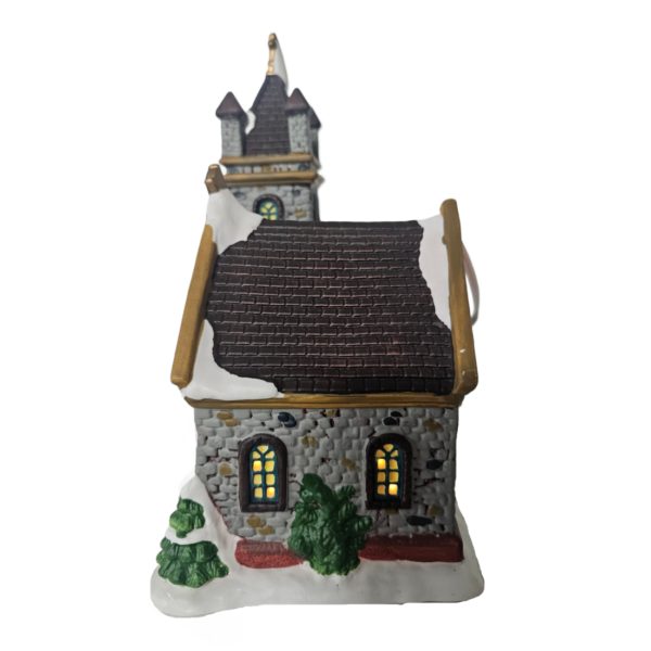 Lemax 2002 Carole Towne "All Saints Cathedral" Porcelain Lighted House
