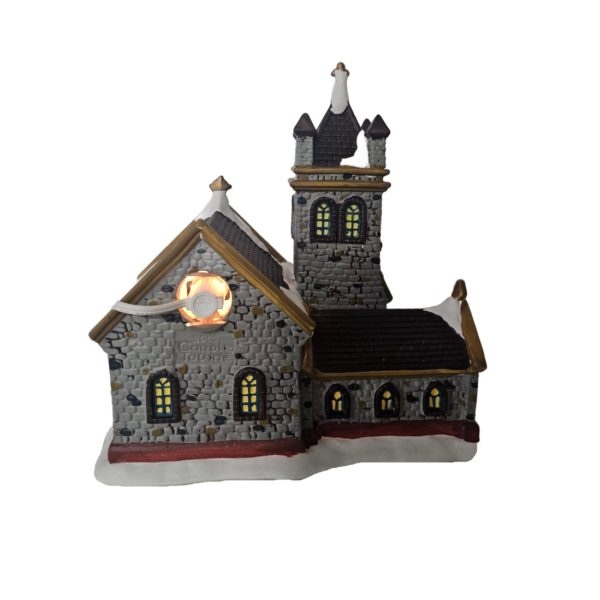 Lemax 2002 Carole Towne "All Saints Cathedral" Porcelain Lighted House