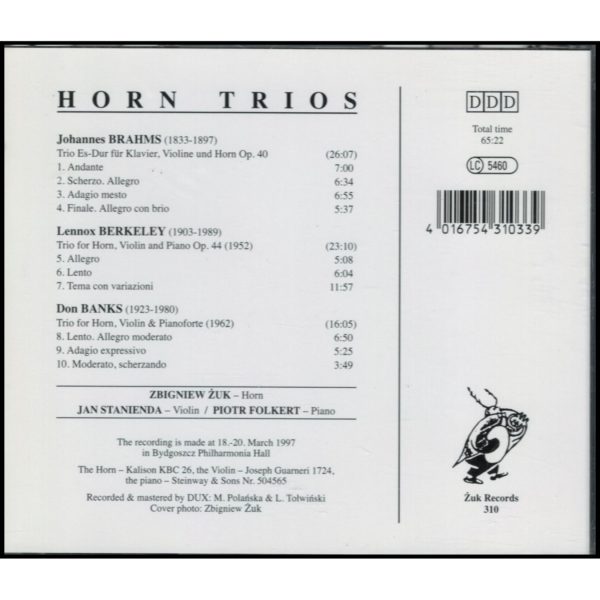 Horn Trios (Music CD)