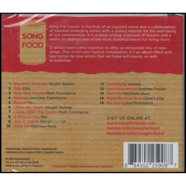 Song for Food (Music CD)