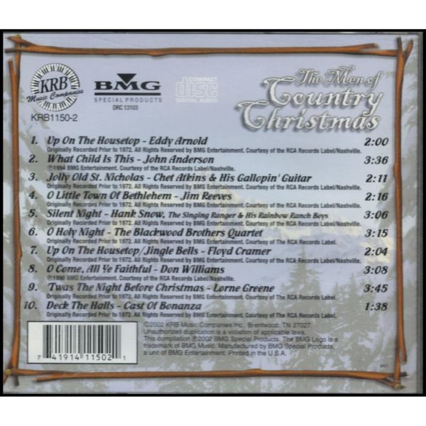 The Men of Country Christmas (Music CD)
