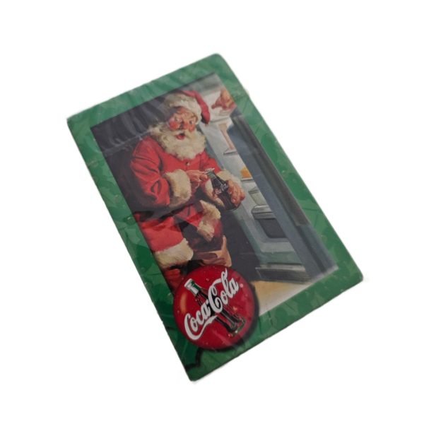 Coca-Cola Sundblom Santa In Refrigerator Playing Cards