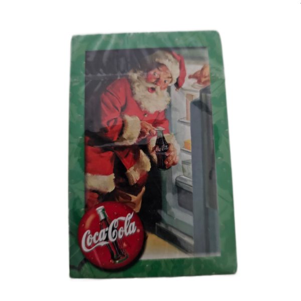 Coca-Cola Sundblom Santa In Refrigerator Playing Cards