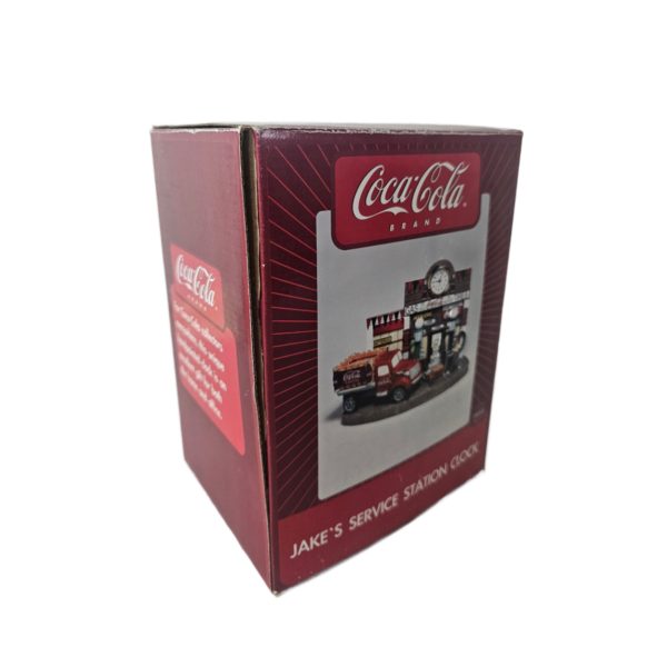 Rare 2008 Coca-Cola Jake's Service Station Desk/Shelf Clock