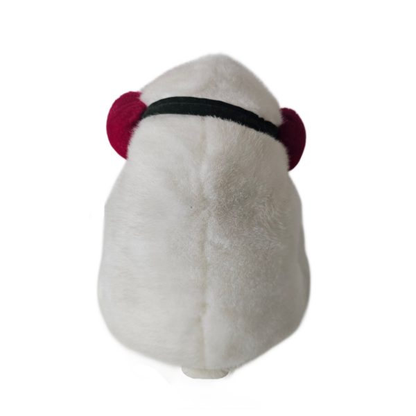 1996 Collectible Coca-Cola Polar Bear Plush - Polar Bear In Ear Muffs 10"