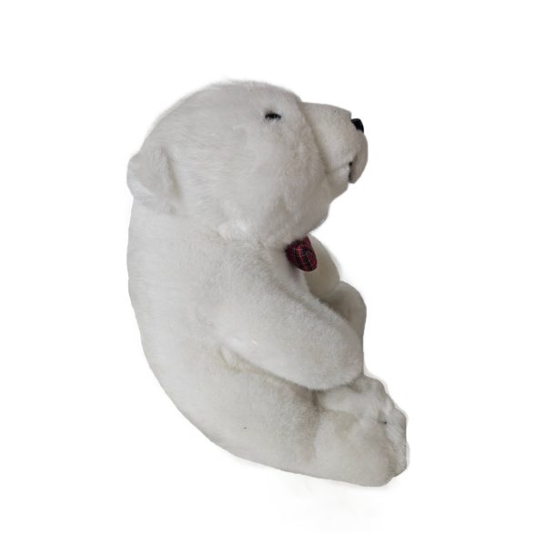 1996 Collectible Coca-Cola Polar Bear Plush - Polar Bear In Bowtie 10"