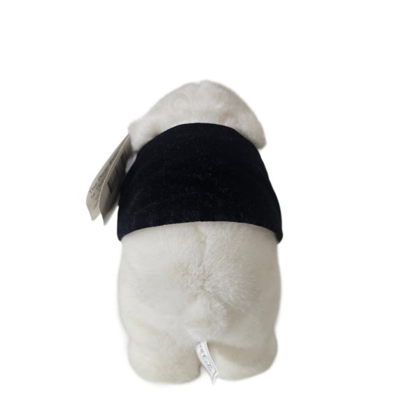 1996 Collectible Coca-Cola Polar Bear Plush - Polar Bear In Black Vest 10"