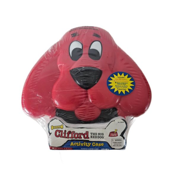 2001 Scholastic Clifford The Big Red Dog Stationary Activity Case