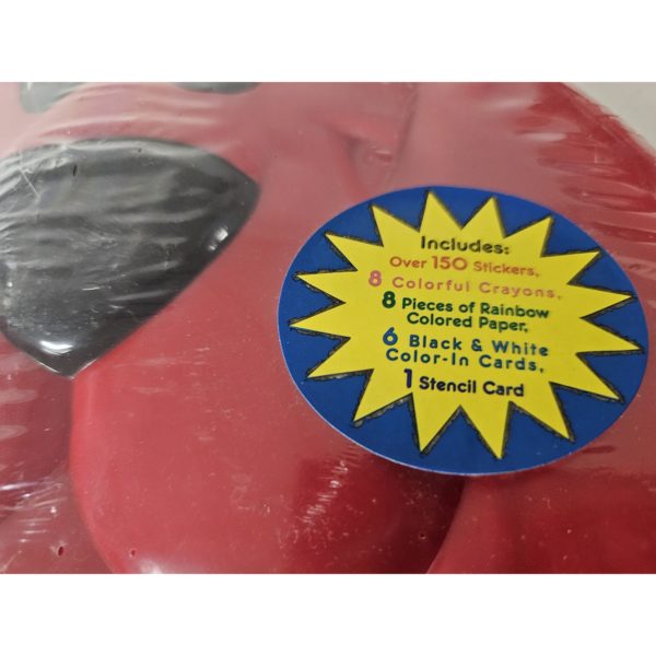 2001 Scholastic Clifford The Big Red Dog Stationary Activity Case