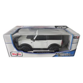 Maisto 2021 White Ford Bronco Wildtrak 1:18 Special Edition