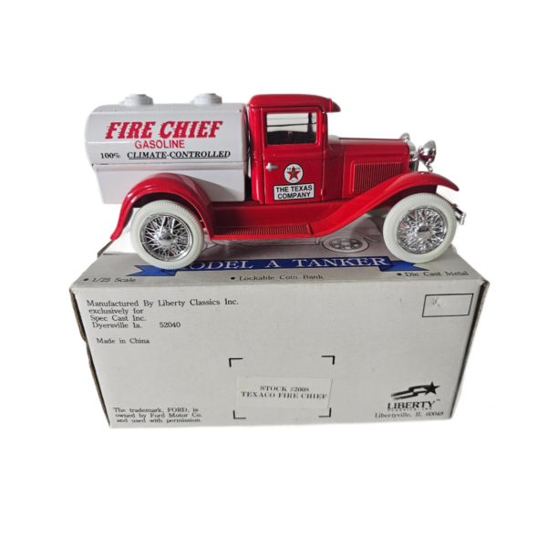 Liberty Classics Texaco Fire Chief Ford Model A Tanker Die-cast Bank 1:25