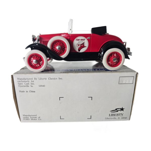 Liberty Classics Texaco Fire Chief Ford Model A Roadster Die-cast Bank 1:25