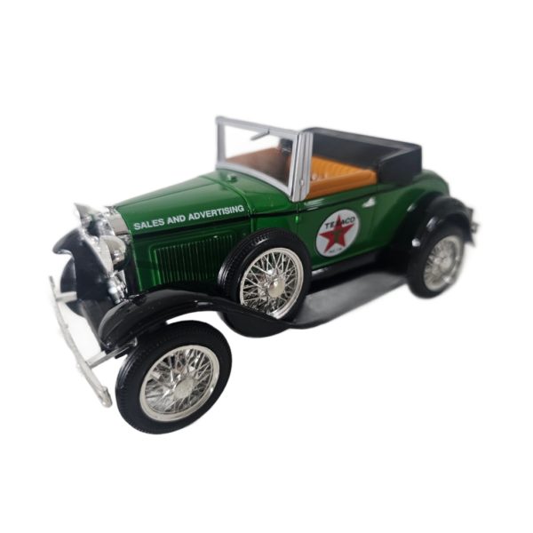 Liberty Classics Texaco Sales & Advertising Ford Model A Roadster Green Die-cast Bank 1:25