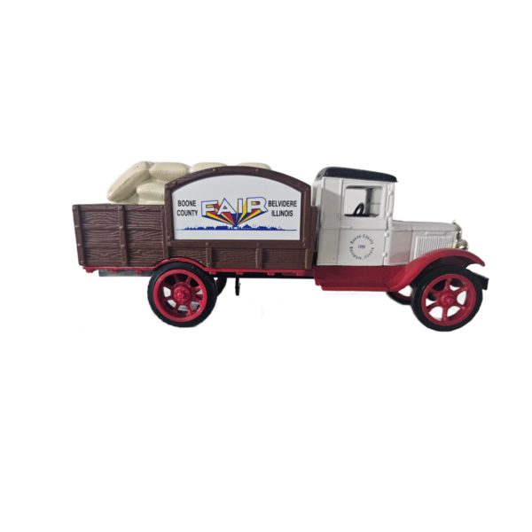 ERTL 1931 Hawkeye Stake Truck Die-cast Bank 1995 Boone County Fair Belvidere, IL 1:25 Scale