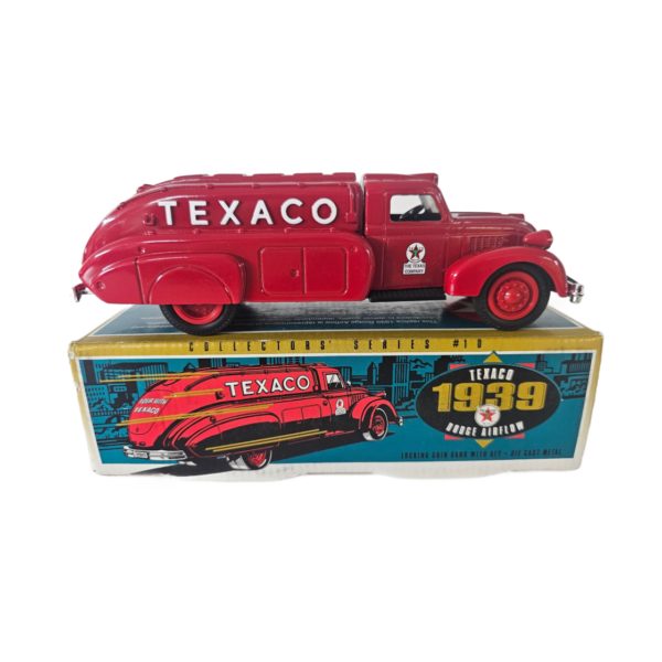 ERTL 1939 Dodge Airflow Texaco Jobbers Tanker Truck Die-cast Bank 1:24