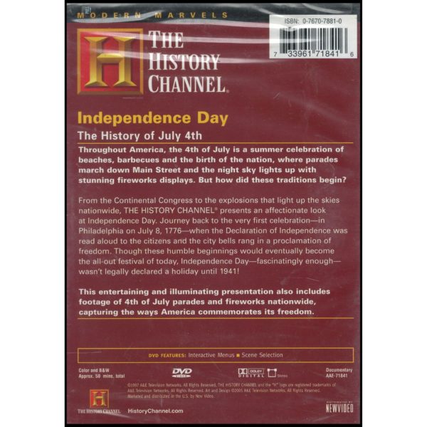 Independence Day - The History of July 4th (History Channel) (DVD) (Music CD)
