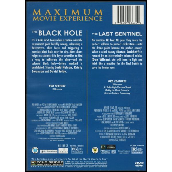 Multi-Feature Collection: The Black Hole/The Last Sentinel (DVD)