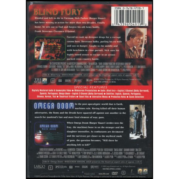 Multi-Feature Collection: Blind Fury/Omega Doom (DVD)