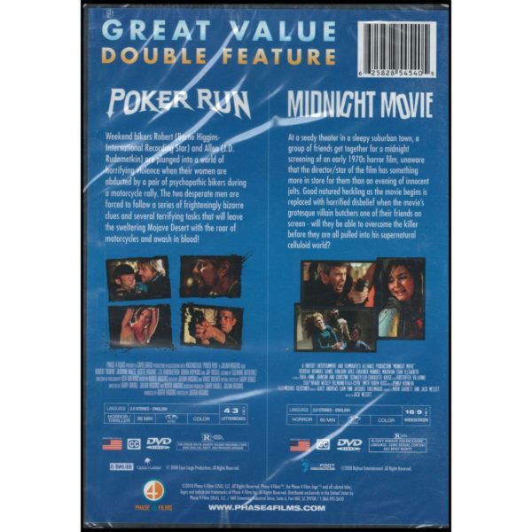 Poker Run Midnight Movie Double Feature (DVD)