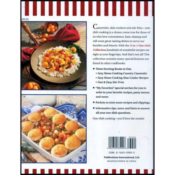 3 Cookbooks in 1 (Easy Home Cooking): Country Casseroles/ Slow Cooker Recipes/ Fast & Easy Stir-Fries (Hardcover)