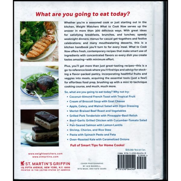 WeightWatchers: What to Cook Now: 300 Recipes for Every Kitchen (Hardcover)