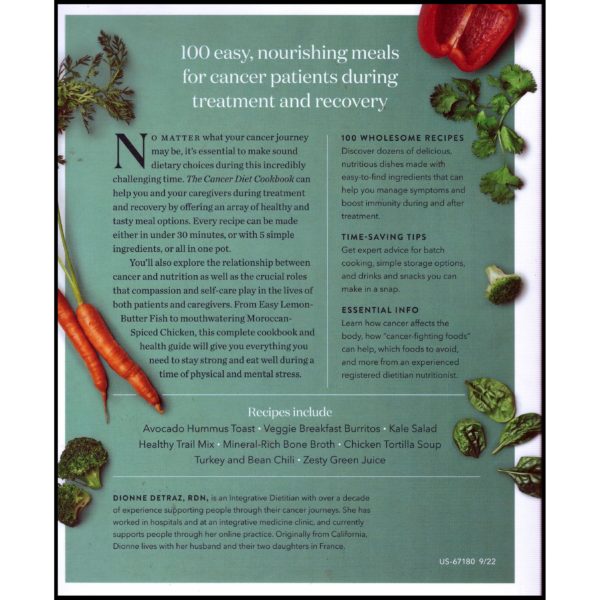 The Cancer Diet Cookbook: Comforting Recipes for Treatment and Recovery (Paperback)