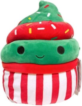 Squishmallows Christmas Chantal Cupcake Plush Toy 5"