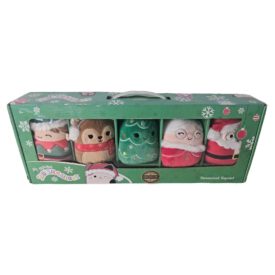 Christmas Holiday 4 Inch Squishmallow Seasonal Squad 5-Piece Set 2022