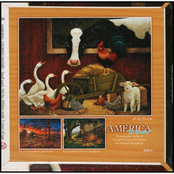 Ceaco America "The Heartland - All My Friends" 1000 Pc Puzzle by Lowell Herrero